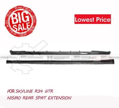 Carbon Fiber NSM-Style Side Skirt Extension Addon For Nissan Skyline R34 GTR • $654