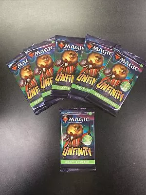 Magic The Gathering - Unfinity - Lot Of 6 Sealed 14-Card Draft Booster Packs #1 • $7.56