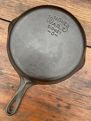 Wagner Ware Cast Iron #7 Smooth Bottom Skillet • $275