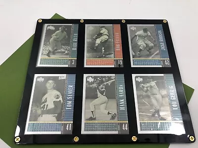 Vintage 2000 Baseball Cards Upper Deck Legends Ruth Seaver Feller Aaron & Case • $19.95