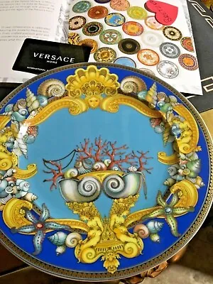 VERSACE LA MER PLATE Limited Edition 22cm  ROSENTHAL New In Box  • $199