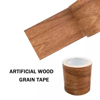 5M Realistic Woodgrain Repair Adhensive Duct Tape DIY For Furniture ....... G9M6 • $7.78