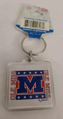 Vintage Ole Miss Official Gameday Keychain Collegiate Apparel NEW W/ Tag • $5.49