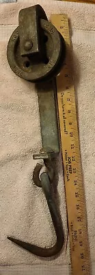 Vintage Koch 5251 Butcher Meat Hook Pulley Trolley Hanger K.C. M.O USA TOOL. • $85