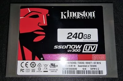 Kingston SSDNow V300 240GBInternal6.35 Cm (2.5 ) (SV300S37A/240G) Internal SSD • £13