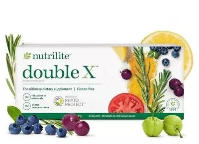 Amway Double X Phyto Blend Nutriway & Nutrilite Multi-Vitamin Refill Exp 02/2025 • $57.90