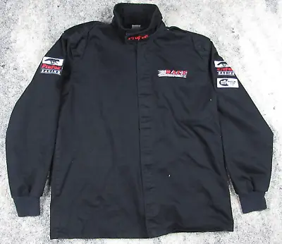 ProFox Racing Jacket Men's Large Black Full Zip Flame Resistant Safety Gear • $39.99