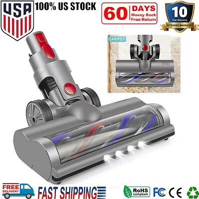 $34.99 • Buy LED Floor Brush Head Tool For Dyson V7 V8 V10 V11 SV14 Vacuum Motorhead Animal