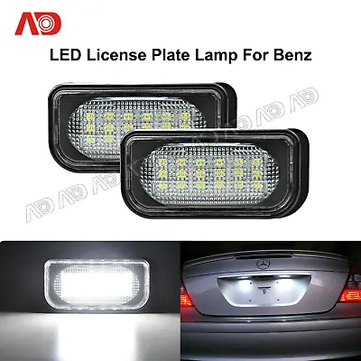 Canbus LED License Plate Light Bulbs For Mercedes Benz W203 C230 C240 Error Free • $12.95