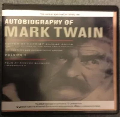 Autobiography Of Mark Twain Volume 1: The Complete And Authoritative Edition CD • $12.99