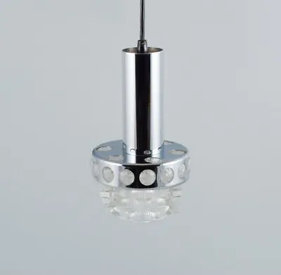 RAAK The Netherlands. Designer Lamp In Chrome Plastic And Clear Glass. • $300