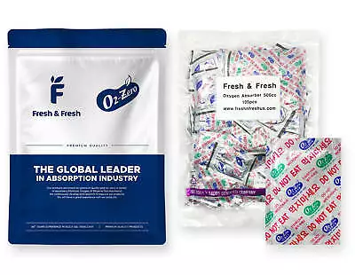 Fresh & Fresh (105 Packet) 500 CC Premium Oxygen Absorbers (1 Bag Of 105 Packet) • $16.99