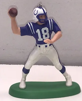 NFL Starting Lineup Indy Colts #18 Peyton Manning Football Ornament Figurine Toy • $14.99