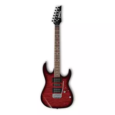 Ibanez GIO GRX70QA Electric Guitar Rosewood Fretboard Transparent Red Burst • $199.99