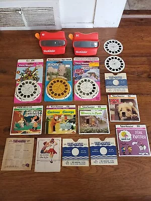 Vintage 2 View Finders - Reels Zion Park GI Joe Transformers Benji & More! • $100