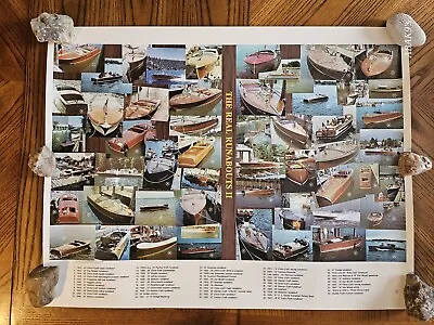 Vintage The Real Runabouts II Bob Speltz Boat Poster 22½  X 28¾  • $99.99