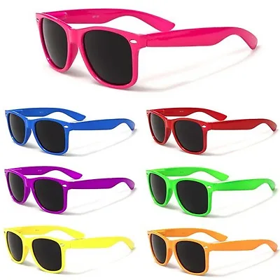 Neon Men Women Sunglasses Retro Vintage Fashion Glasses Cheap • $9.99