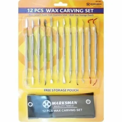 £7.99 • Buy 12pc Wax Carving Tool Set Stainless Steel Carvers Modelling Sculpting Soap Clay