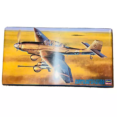 [NEW] Hasegawa 1/48 Scale Junkers Ju87G-2 Stuka Anti Tank Attacker Model Kit • $39.50