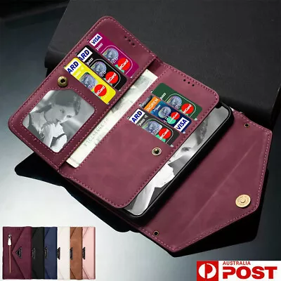 For Xiaomi Redmi Note 9S 9 8 7 10 Pro K30 Case Leather Wallet Card Slot Cover • $19.99