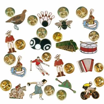 Metal Sports & Hobbies Lapel Pin Badge Choice Of 70+ Designs FREE UK Delivery! • £2.99