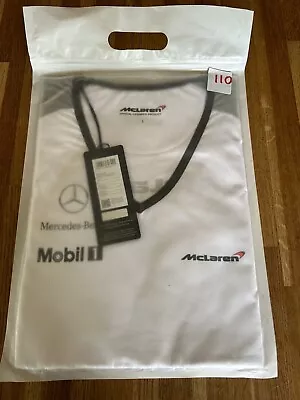 F1 Formula 1 McLaren Mercedes Team Kevin Magnussen Women's T-Shirt White L XL • $28.62