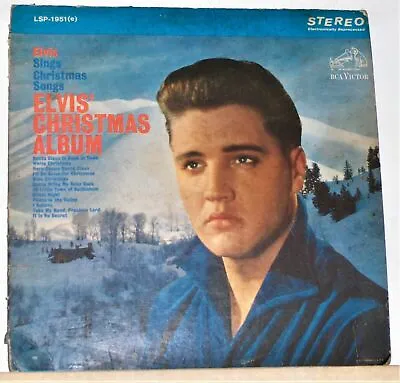 Elvis Presley - Elvis Christmas Album - 1964 Stereo Vinyl LP Record Album  • $15.97