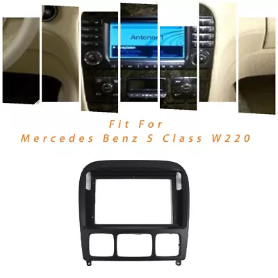 Best Stereo Radio Fascia Panel Kit 9 Inch Frame For Mercedes Benz S Class W220 • $41.44