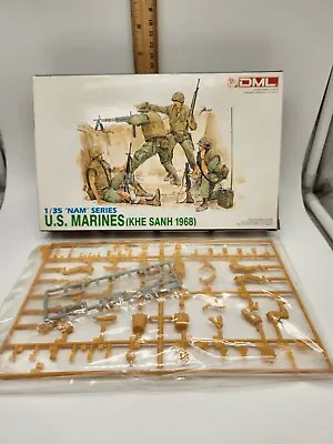 DML #3307 U.S. MARINES (KHE SANH 1968) 1/35 SCALE Nam Series Open Box Sealed Par • $15