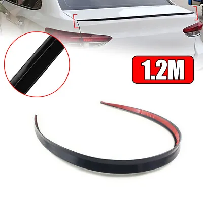 $28.10 • Buy 47  Universal Rear Trunk Lip Tail Roof Spoiler Wing Sport Trim Auto Accessories