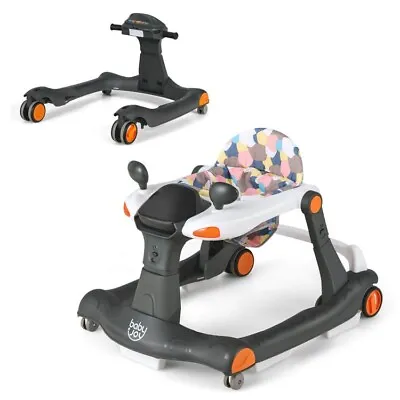 Babyjoy Baby 2-in-1 Walker Foldable Activity Push Walker With Adjustable Height • $58.96