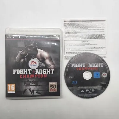 Fight Night Champion PS3 Playstation 3 Game + Manual 14j4 • $22.95