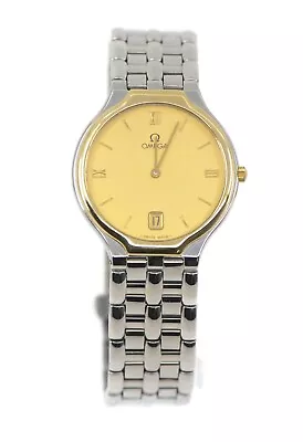 Omega DeVille Two Tone Stainless Steel Watch  • $700