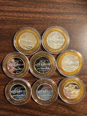 $18.95 • Buy Limited Edition Ten Dollar $10 Bellagio Gaming Token .999 Fine Silver New