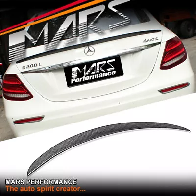 AMG Style Carbon Trunk Lip Spoiler For Mecedes Benz W213 Sedan & E43 E55 E63-S • $299.99