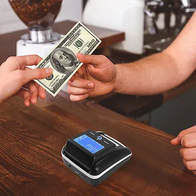 Bank Checker Detector Money Bill Counter Machine Cash Counterfeit Counting UV MG • $64.60