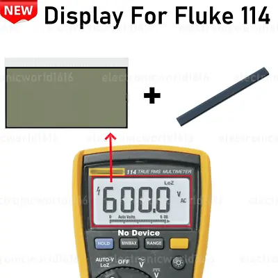 For FLUKE Fluke 114 Electrical TRMS CAT III Multimeters LCD Display Replacement • £23.10