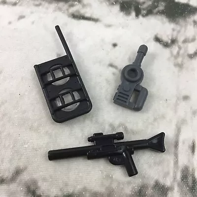 Action Figure Accessories Lot Of 3 Miniature Walkie Talkies Rifle Weapon Toys • $8.49