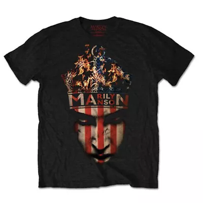 Marilyn Manson Fire Heaven Upside Down Rock Official Tee T-Shirt Mens Unisex • £17.13