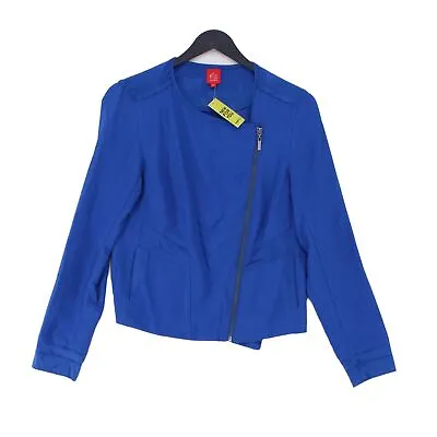 £23.40 • Buy Miss By Captain Tortue Women's Jacket UK 6 Blue Viscose With Polyester Overcoat