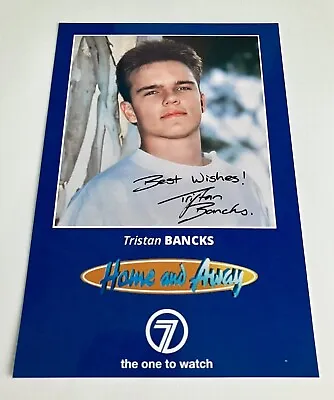 TRISTAN BANCKS *Tug O'Neale* Signed HOME And AWAY Cast Fan Card NEW • £9.99