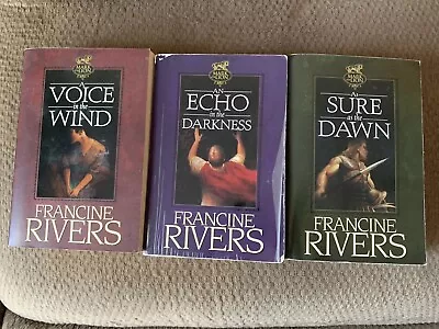 Mark Of The Lion Series By Francine Rivers Vol 1-3 Voice In The Wind-Echo-Dawn • $13.50