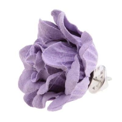 £2.96 • Buy Unisex Dress Flower Brooch Pins Corsage Clip For Groom Bride Wedding