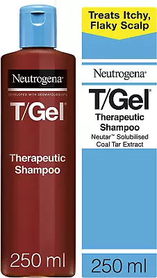 T/Gel Therapeutic Shampoo Treatment Itchy Scalp And Dandruff Fresh Rain250 Ml • £12.34