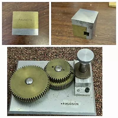 Apprentice Gear Train Assembly Test Piece? Calibration Tools?Turning Cogs & Bloc • £30