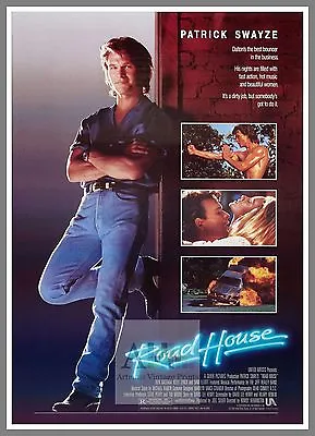 £26.54 • Buy Road House Movie Poster A1 A2 A3
