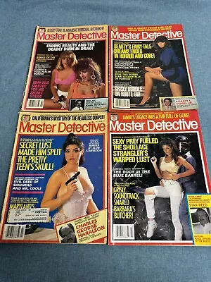 Master Detective Magazine Lot Of 4 From 1990 Sexy Women Weapon Assault Covers • $29.99