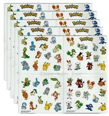 $6.95 • Buy Pokemon McDonalds Stickers 25th Anniversary 2021 Small Stickers 10x Sheets Toy 2