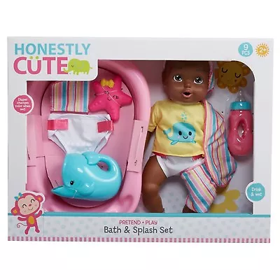 Honestly Cute Bath & Splash Set African American NEW DAMAGED BOX • $27.95