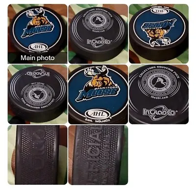 Manitoba Moose Ahl Collectors Souvenir Puck Inglasco Made In Slovakia 🇸🇰 • $33.33